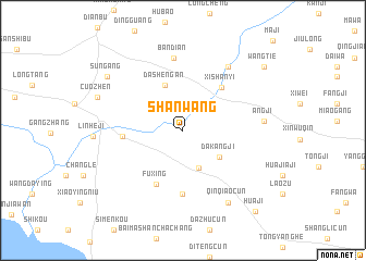 map of Shanwang