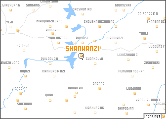 map of Shanwanzi