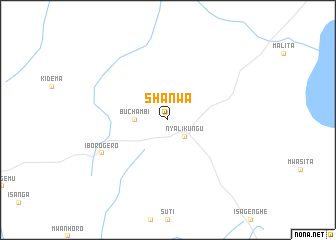 map of Shanwa