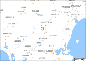 map of Shanwei