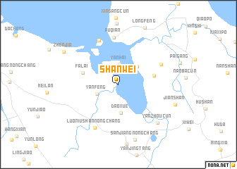 map of Shanwei