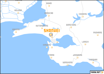 map of Shanwei