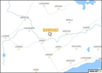 map of Shanwei