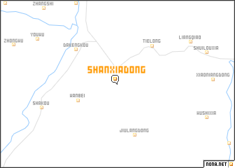 map of Shanxiadong