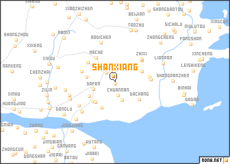 map of Shanxiang