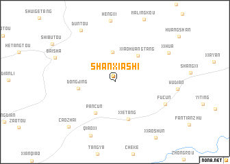 map of Shanxiashi