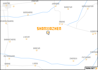 map of Shanxiazhen