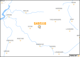 map of Shanxia
