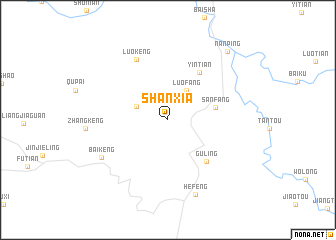 map of Shanxia
