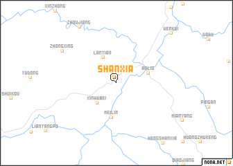 map of Shanxia