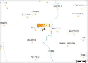 map of Shanxie