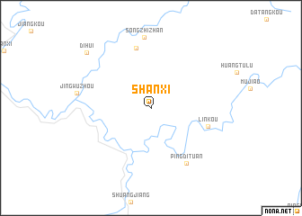 map of Shanxi