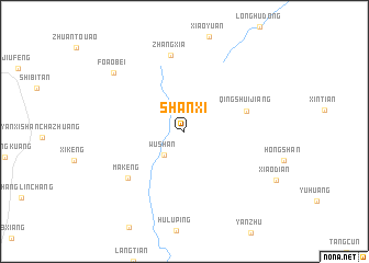 map of Shanxi