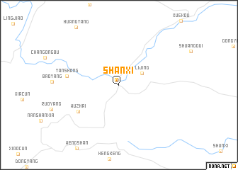 map of Shanxi