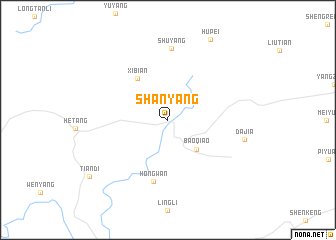 map of Shanyang