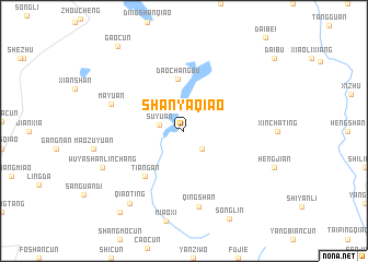 map of Shanyaqiao