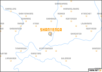 map of Shanyen Ga