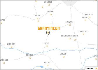 map of Shanyincun