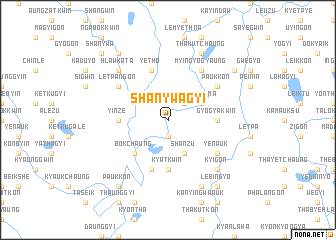 map of Shanywagyi