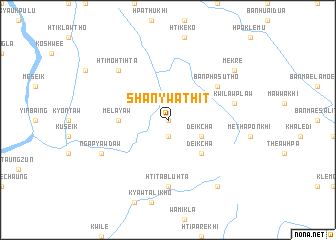 map of Shan-ywathit