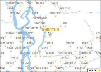 map of Shanywa