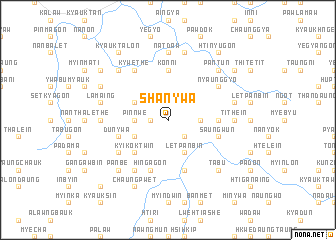 map of Shanywa