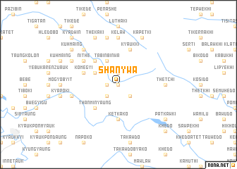 map of Shanywa