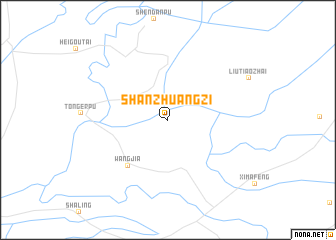 map of Shanzhuangzi