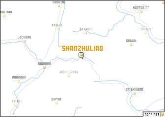 map of Shanzhuliao