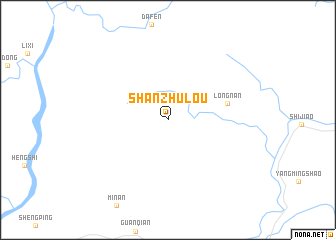 map of Shanzhulou