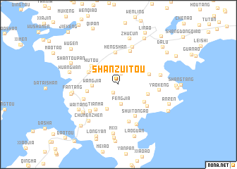 map of Shanzuitou