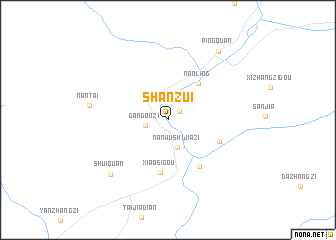 map of Shanzui