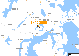 map of Shaocheng