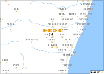 map of Shao-chia