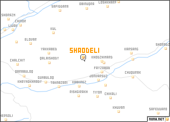 map of Shaodeli