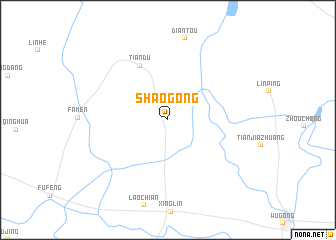 map of Shaogong