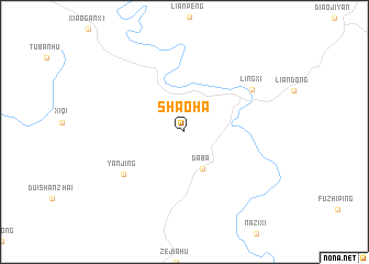 map of Shaoha