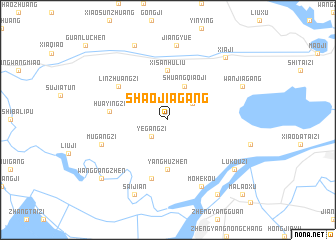 map of Shaojiagang