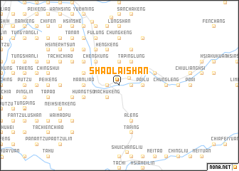 map of Shao-lai-shan