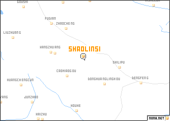map of Shaolinsi