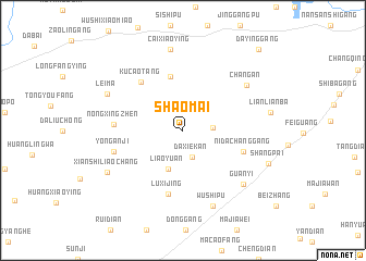 map of Shaomai