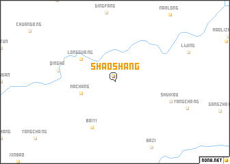 map of Shaoshang