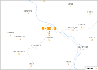 map of Shaowu