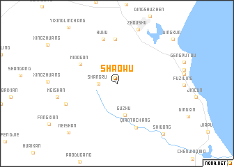 map of Shaowu