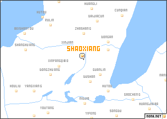 map of Shaoxiang