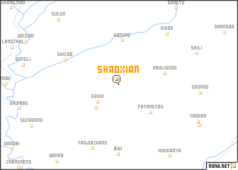 map of Shaoxian