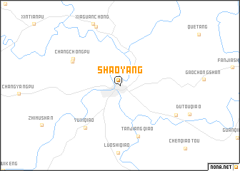 map of Shaoyang