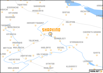 map of Shapkino