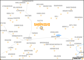 map of Shapkovo