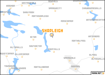 map of Shapleigh